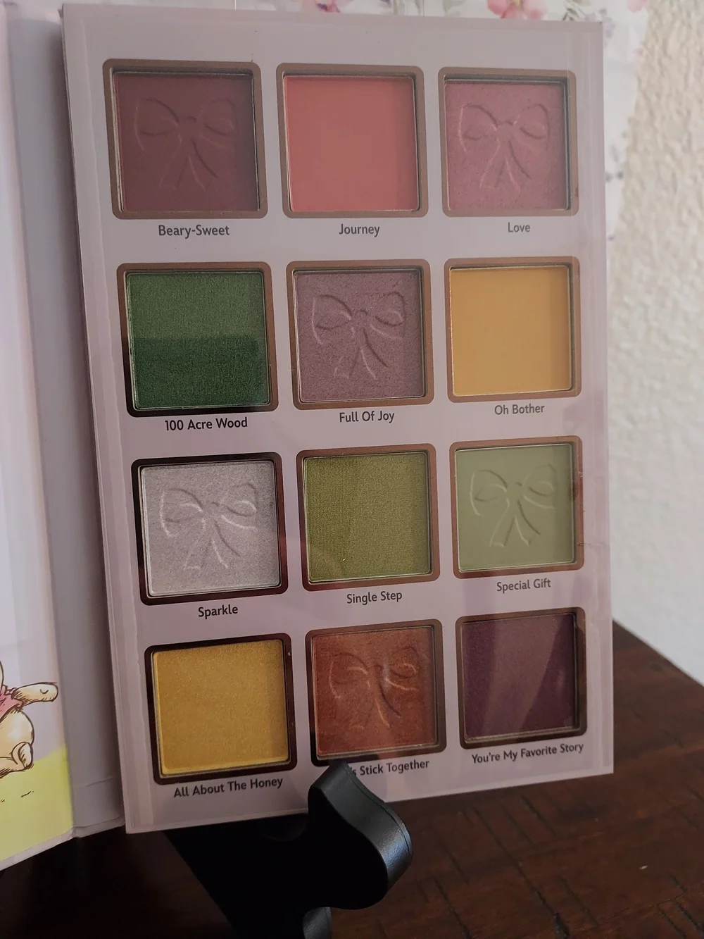 Disney Winnie the Pooh Pink Striped Eyeshadow Palette